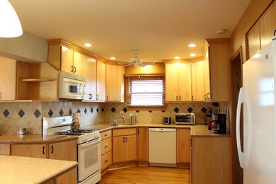 Closer look at the kitchen