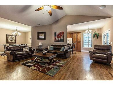 Living Room. The hardwood floors in this living room are beautiful and in excellent condition.