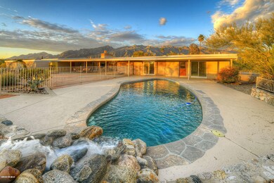 Waterfall into Pool