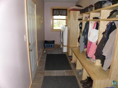 Mudroom off attached garage