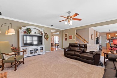 Large Great Room open to breakfast room & kitchen