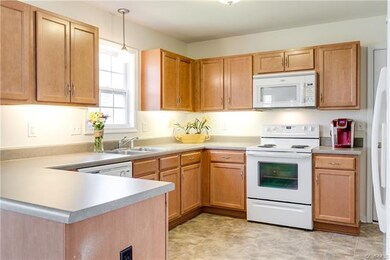 Spacious kitchen with under cabinets lighting