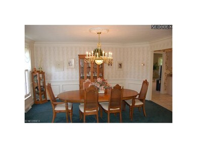 Formal Dining room with crown moldings