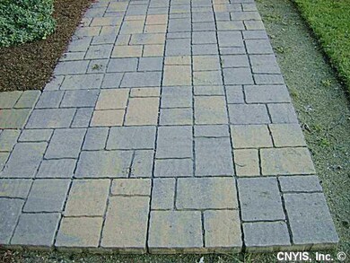 Other. Decorative in-laid stone from driveway to f