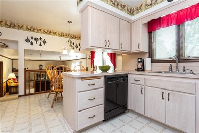 Eat-in kitchen adjacent to family room