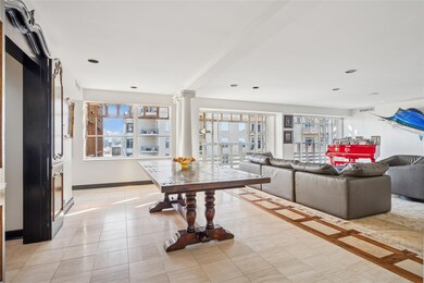 Natural light fills the spacious living area