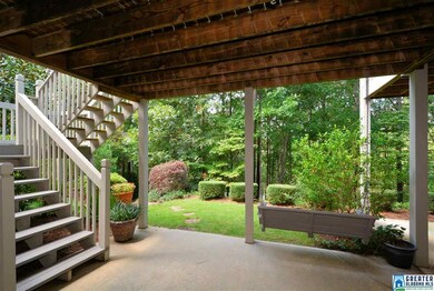 Covered patio from walk-out lower level