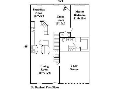 1st Floor Plan.