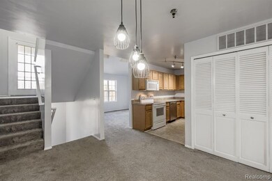 With modern lighting fixture