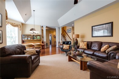 FIRST FLOOR LIVING AREA: including foyer, dining r