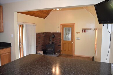 View of mudroom from kitchen island....