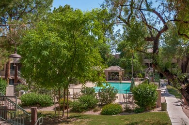 View of pool from Balcony