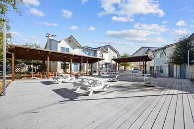 View of community with a wooden deck