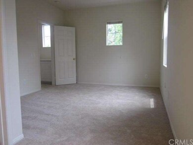 Bedroom with new carpet and new paint.