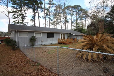 Fenced back yard