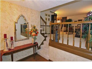 Another view of foyer looking into living room