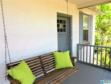 New front porch with swing and great view!   Welco
