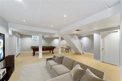 A different angle.  Behind the white door is a partial bathroom & laundry.