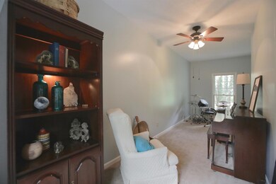 The fourth bedroom is currently used as the music room.