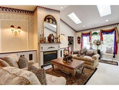 Great Room 22x14: The great room features two skyl