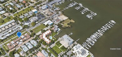 Aerial overview of property's location featuring a