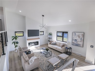 SO much space in this open & airy living room.