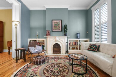 Take a step back into history with 10' ceilings an