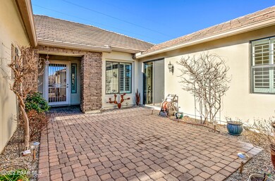 Gated Front Courtyard