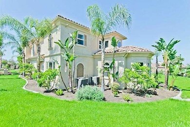 North side of Estate with lush landscaping.