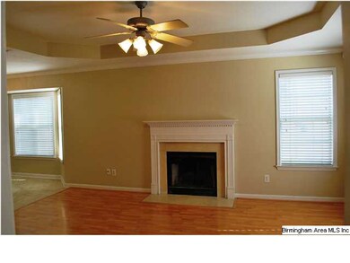 Trey ceiling in Den