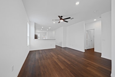 Family room open floor plan