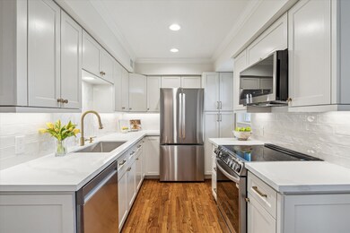 The kitchen is gorgeous and brand new with Quartz