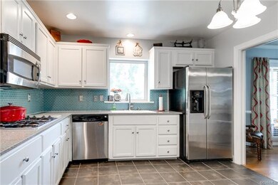 Beautifully updated, spacious eat-in kitchen with 
