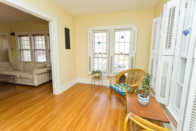 First floor den, sun room with shuttered
