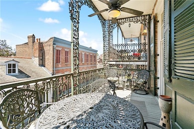 Balcony overlooking St. Louis