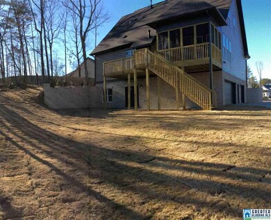 The large, private and wooded backyard has 4 sides