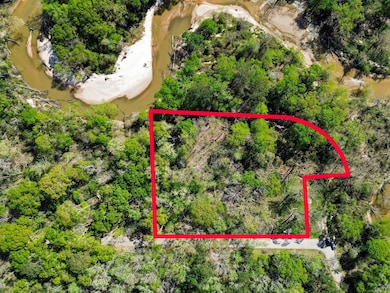 Red line is estimate of property boundaries. Selle