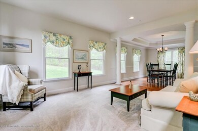 Open Living Room and Dining Room