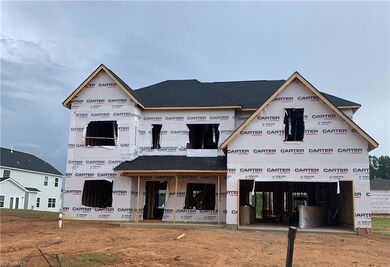 Home under construction. 