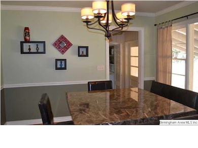 The DIning Room boasts its own features - chair ra