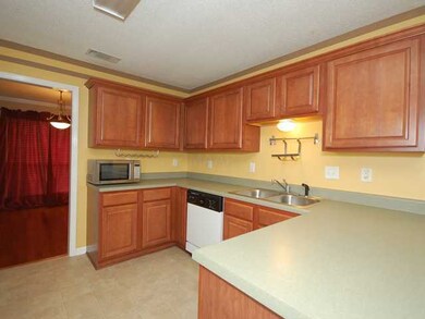 Spacious kitchen with breakfast bar