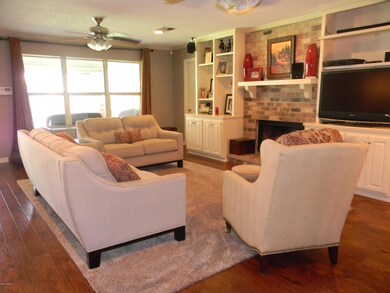 Beautiful hardwood floors and gas fir