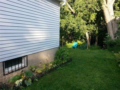 Exterior side to back yard