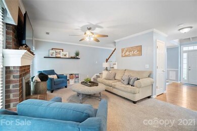 Wood burning fireplace! Carpet new in 2017.