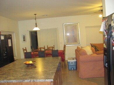 Family room view from the kitchen
