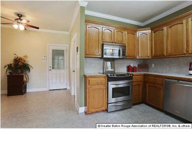 Kitchen Offers Updated Stainless Appliances, Stain