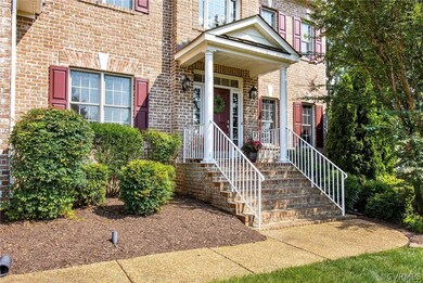 An Aggregate Walk leads to the wide staircase and