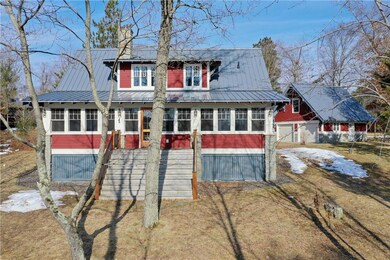 BIG 3-season lakeside porch with storage underneath for sporting equipment.