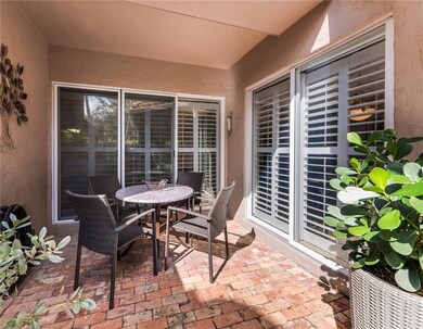 Delightful courtyard patio includes natural gas li