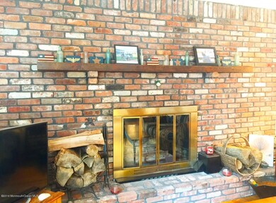Center upstairs fireplace